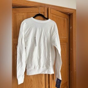 Champions White Crew Neck Sweatshirt